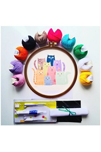 kecelemecele punch Punch Nakışı Başlangıç Hobi Seti