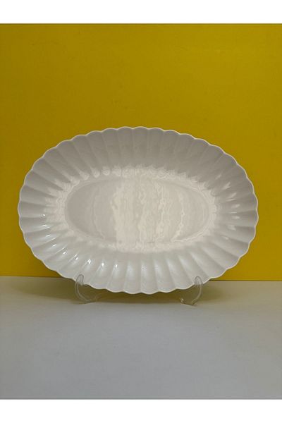 Kütahya Porselen 27 Cm Mussel Model Bone Luz Boat Plate