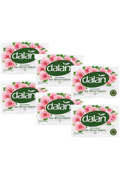 Dalan Bath Soap Pure Soap Rose 6 X 600 Gr