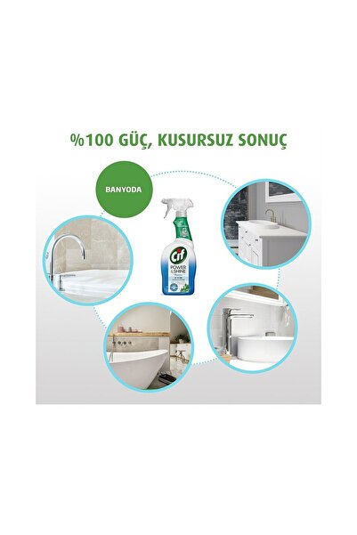 Cif Sprey Power&Shıne Banyo 750 Ml x 2 Adet