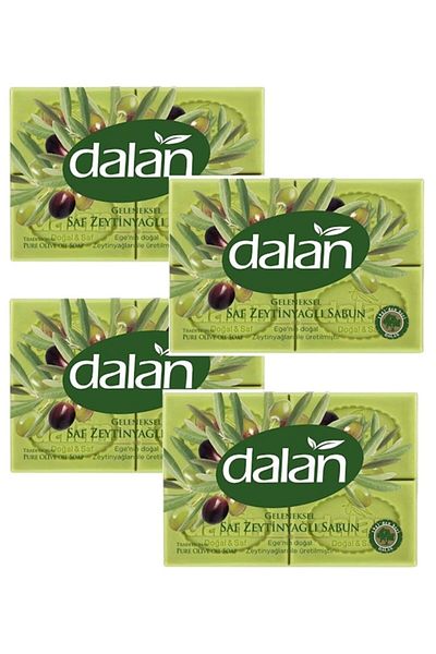 Dalan Bath Soap Pure Soap with Olive Oil 4 X 600 Gr