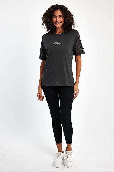 PEPPER MİNT LONDON Lace Detailed T-Shirt Sleeve