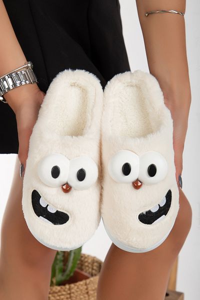 Slipcat Λούτρινες Soft Silent Dog Figured Slippers Home Slippers - Πλενόμενη σόλα