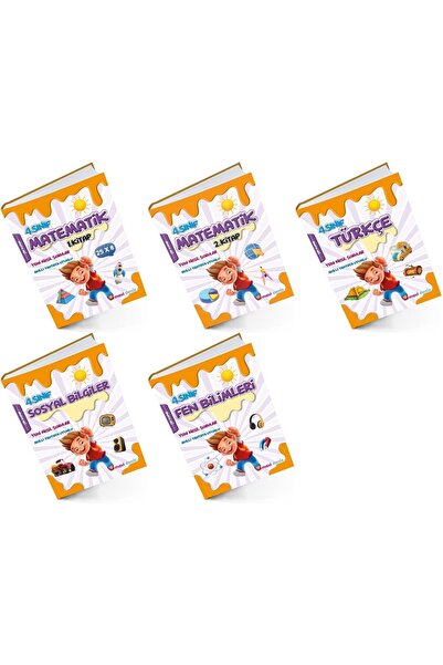 Mavi Deniz Yayınları Mavi Deniz 2024 4. Sınıf Yeni Nesil Sorular Seti 5 Kitap...