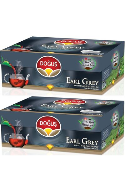 Doğuş إبريق شاي إيرل جراي 48 لتر 153 جرام × 2 عبوة