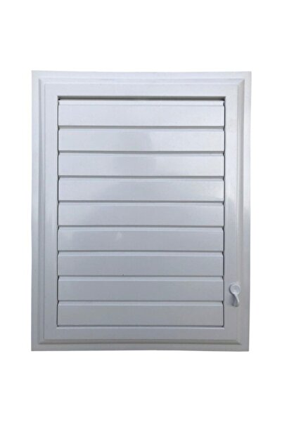 MADE Panjurmatix Beyaz Plastik Menfez Banyo Wc Havalandırma Menfezi 25x45 Cm