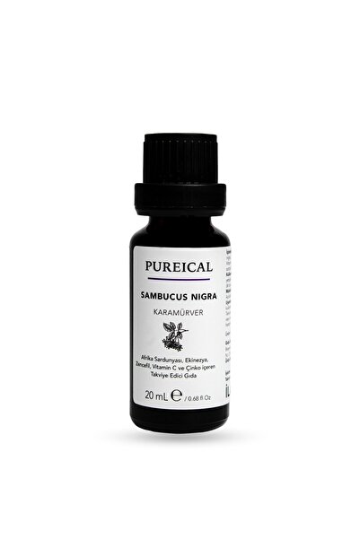 PUREICAL 20 مل إشنسا زنجبيل - سامبوكوس نيجرا كراموربر بيلارجونيوم، فيتامين سي...
