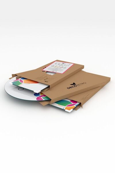 Decovetro Bon Appetit 3-Piece Mixed Set - Glass Serving Plate