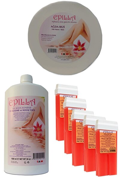 Epilla Sir Ağda Kartuşu Ağda Bezi Ve Ağda Yağı