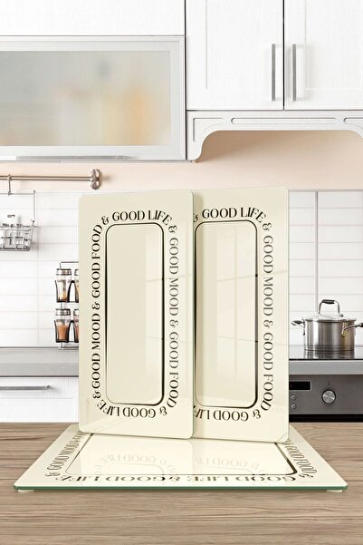 Decovetro Good Life 3-Piece Square Set - Glass Serving Plate