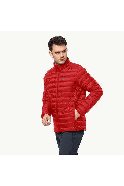 Jack Wolfskin Pack & Go Down Men's Jacket1205933-2206 Adrenaline Red