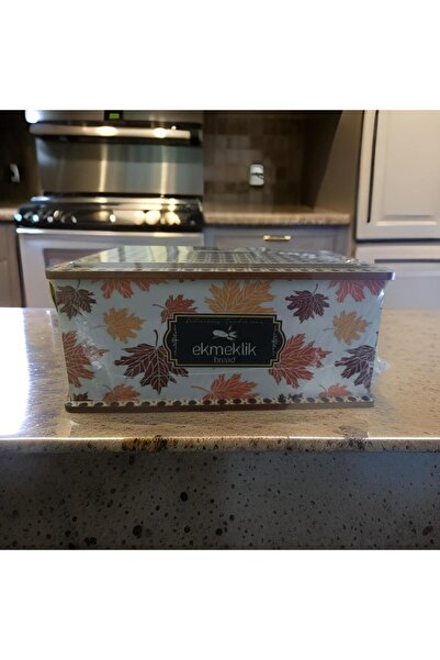 abnturk 34*19*15 Cm Ebatlarında Geniş Kapasiteye Sahip Ahşap Yapım Ekmeklik Ü...