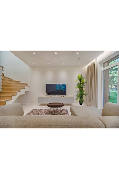 Cennet Home Areka Palmiye Ağacı 180 cm 6 gövde 54 yaprak Ev ve ofis için yoğun yapraklı yapay ağaç