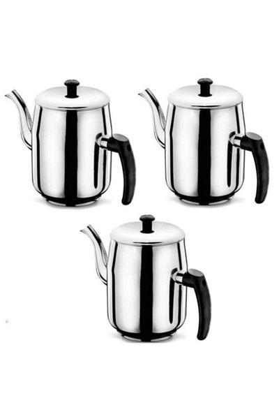 Venüs Steel Tea Boiler Teapot 3 Pieces