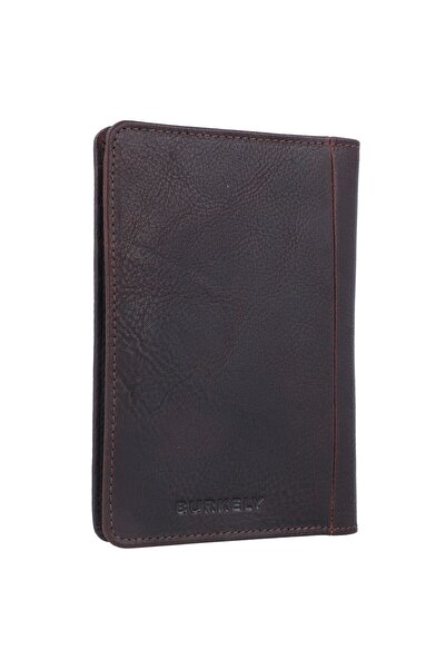 Burkely Antique Avery passport case RFID leather 10 cm
