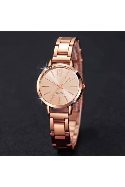 Takiko TAKİKO Metal Kordon Yuvarlak Kasa Kadranlı Vintage Retro Kadın Kol Saati