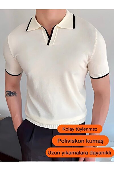 town walker Erkek Polo Yaka Örme Triko T-shirt