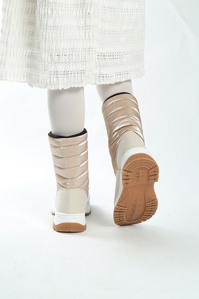 Moda Lime Fata Impermeabil Ortopedic Talpa Inalta Crem Model Plat Cizme De Iarna Copii Cizme De Iarna Copii Cizme Copii