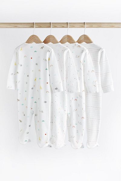Next Baby 100% Cotton 4-Piece Printed Long Sleeve Sleeping Bag