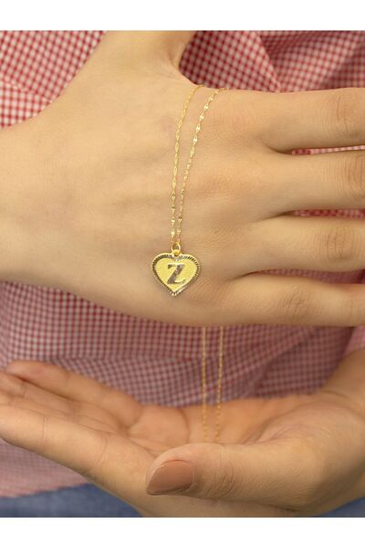 Zeynepli gold & jewelry 14 Ayar Kalpli Z Harfli Kolye