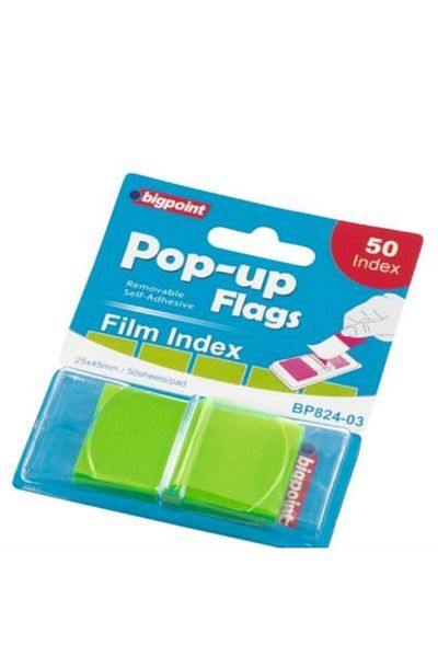 Bigpoint 824 Pop-up Film Index Single Green Bp82403