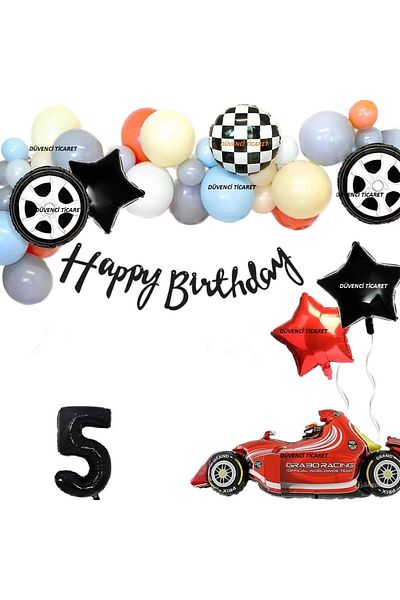 DÜVENCİ TİCARET Age Balloon Concept - with Race Car