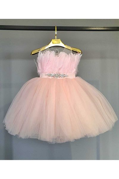 SCSTİL PINK EAGLE FEATHER DRESS