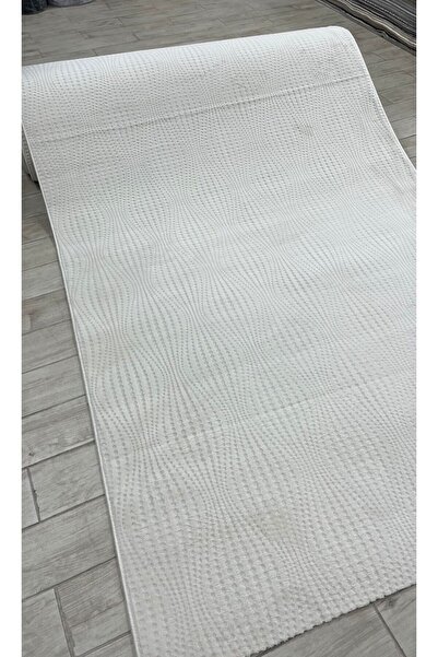 Anatolian Carpet Store RÖLYEF POLO KREM KAYMAZ TABAN KESME HALI YOLLUK