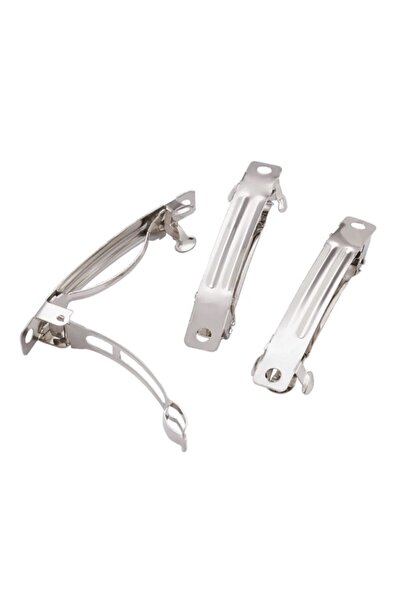 OzanTuhafiye Clip de cataramă metalică automată de 6 cm - 10 bucăți