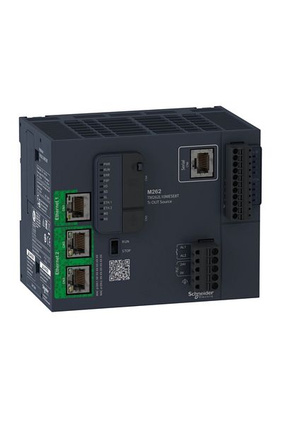 Schneider Electric Schneider M262 Logic Controller - Tm262l10mese8t Plc, 3ns