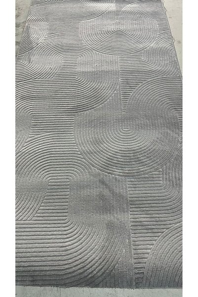 Anatolian Carpet Store RÖLYEF JOY GRİ KAYMAZ TABAN KESME HALI YOLLUK