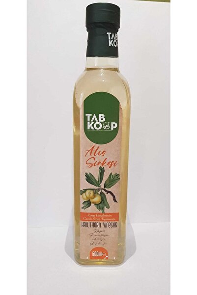 TAB KOOP Doğal Fermente Alıç Sirkesi Cam Şişe 500 Ml