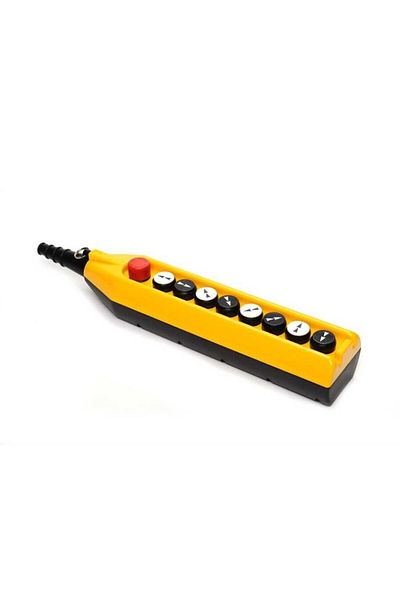 EMAS Pv9e30b4444 Pv Series 9-Piece Double Speed 1nc Emergency Stop Crane Control Box