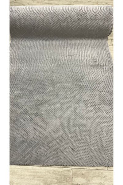 Anatolian Carpet Store RÖLYEF ADEN GRİ KAYMAZ TABAN KESME HALI YOLLUK