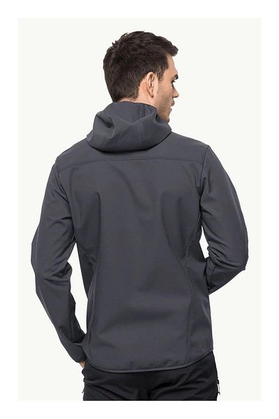 Jack Wolfskin Мъжко яке с качулка Bornberg - 1307471-6230 Черен