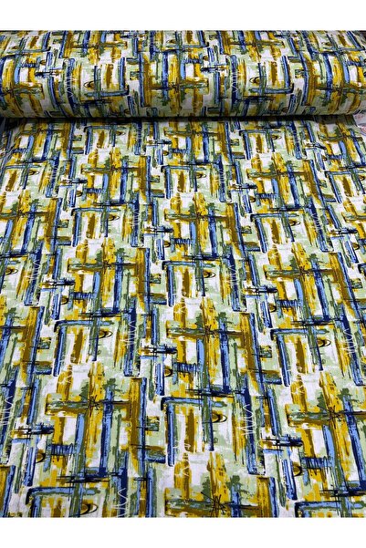 Güleryüz Υφασμάτινο ριγέ ύφασμα με φαρδύ σχέδιο βισκόζης - v1