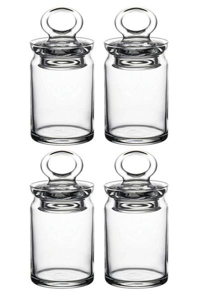 Paşabahçe 4 Li Kitchen Mini Jar Spice Rack 95104-4