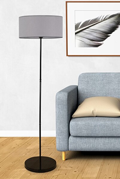 Modamonline Metal Lambader Antrasit Silindir Şapka 7706