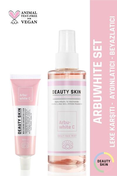 DEAUTY SKIN Arbuwhite C Beyazlatıcı Ve Aydınlatıcı Set