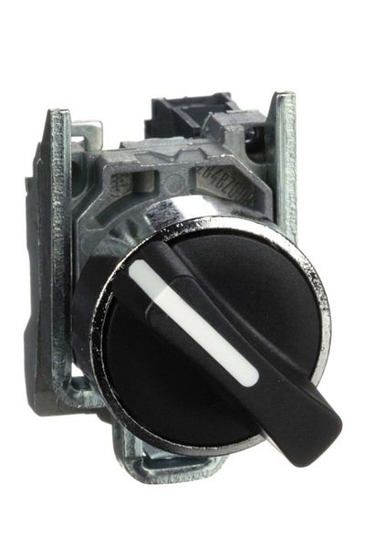 Schneider Electric Schneider Xb4bd21 Black Latch Button - 1na 0-1 On-Off Metal Permanent