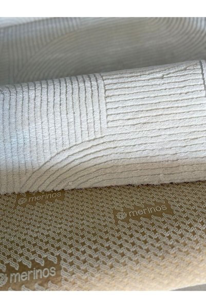 Anatolian Carpet Store RÖLYEF JOY KREM KAYMAZ TABAN KESME HALI YOLLUK