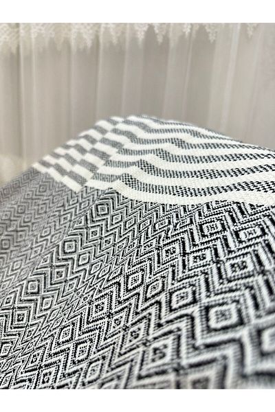 Özlü Home Κάλυμμα καναπέ από κέδρο πολυτελές μαύρο διαμάντι 180x220