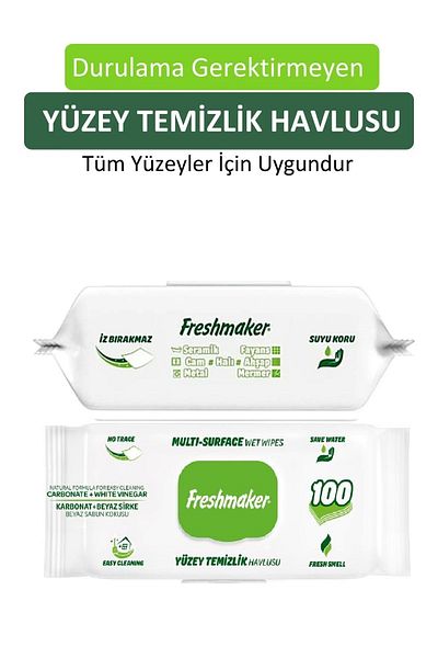 Freshmaker Surface Cleaning Towel 100 x 2 = 200 Sheets
