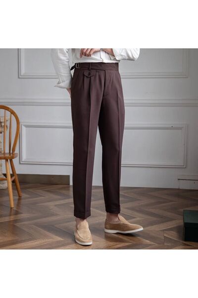 town walker Erkek İtalyan Kesim Ayarlanabilir Kemerli Harvest Pantolon