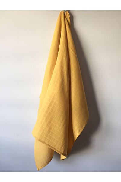 runbaby 100x120cm Oeko-tex Certified 100% Cotton Baby Muslin Blanket (MUSTARD)