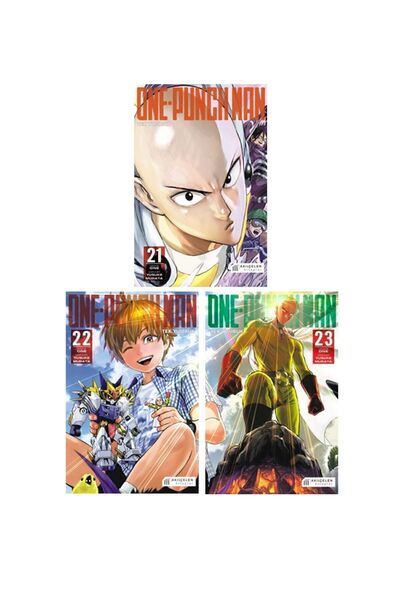 Akıl Çelen Kitaplar One-Punch Man 21-22-23. Ciltler Manga Seti