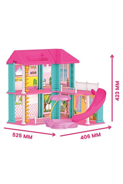 Depomiks Avm Mila'nın Miami Evi - Ev Oyuncak - Milanın Miami Ev Seti - Ev Seti - Rüya Evi - Oyun Evi