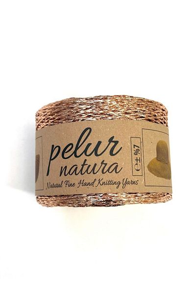 Pelur Natura Metallic Raffia Knitting Yarn - 250g for Bag, Hat and Ornament