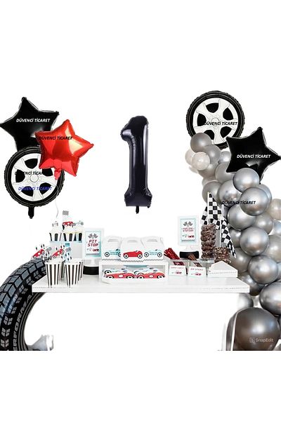 DÜVENCİ TİCARET Star Wheel - Foiled Wet Balloon Concept