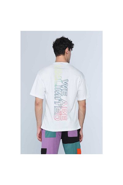 ECKO UNLTD Ecko Unlimited - Ανδρικό μπλουζάκι με λαιμόκοψη λευκό Edwards